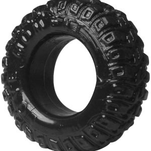 Tire Tread Silicone Ring (Black)
